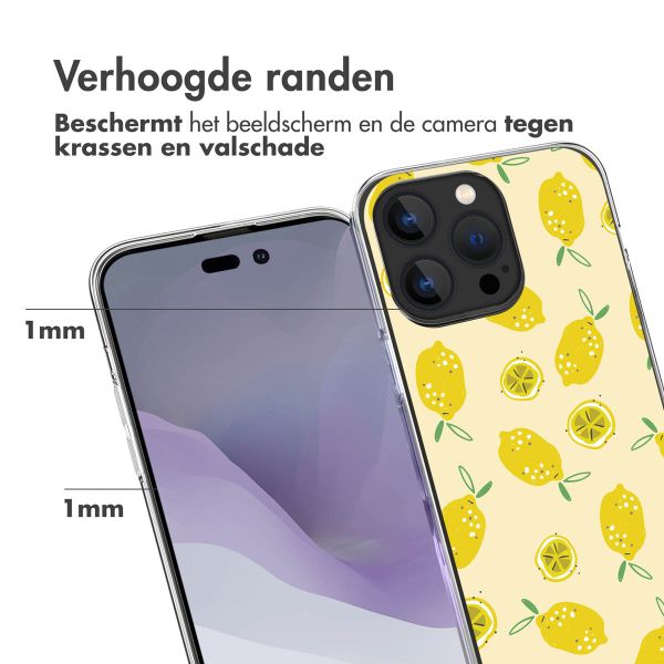 imoshion Design hoesje iPhone 14 Pro Max - Lemons