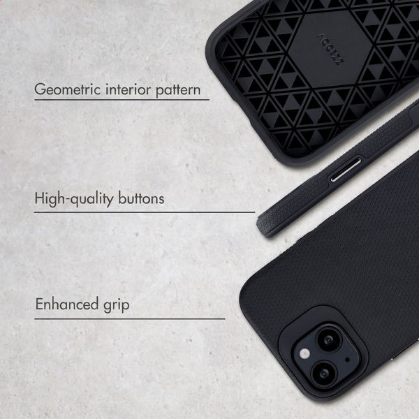 Accezz Tough Back Cover with MagSafe Apple iPhone 13 - Black
