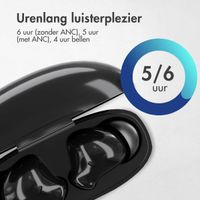imoshion Aura Pro Draadloze In-ear Oordopjes - Active Noise Cancelling (ANC) - Zwart