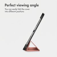 imoshion Trifold Book Case Apple iPad Pro 11 (2025) M5 / (2024) M4 - Rose Gold