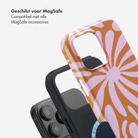 Selencia Vivid Backcover met MagSafe Apple iPhone 16 Pro Max - Modern Bloom Pink