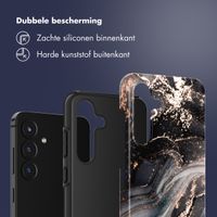 Selencia Vivid Backcover Samsung Galaxy S25 FE - Chic Marble Black