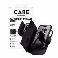 CARE by PanzerGlass Tango 2 in 1 Wallet Case MagSafe Apple iPhone 17 - Zwart