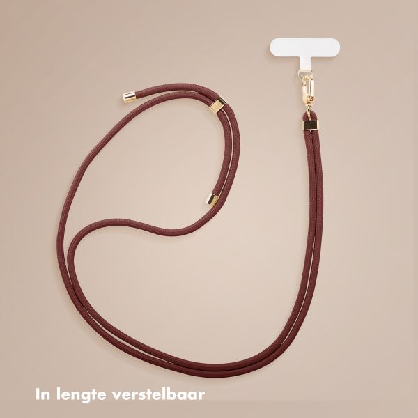 Selencia Universeel telefoonkoord - Terracotta