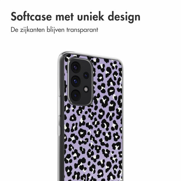 imoshion Design hoesje Samsung Galaxy A53 - Leopard Lilac