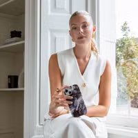 Selencia Vivid Backcover Samsung Galaxy S24 FE - Chic Marble Black