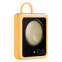 Samsung Originele Silicone Cover Ring Galaxy Z Flip 5 - Apricot