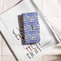 imoshion Design Bookcase Samsung Galaxy S10e - White Blue Stripes