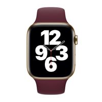 Apple Sport Band Apple Watch Series 1 - 9 / SE (38/40/41 mm) | Series 10 / 11 (42 mm) - Maat S/M - Plum