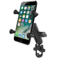 RAM Mounts X-Grip® U-Bolt telefoonhouder fiets/motor/scooter - Universeel - Klein - Zwart