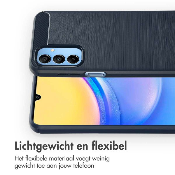 imoshion Brushed Backcover Samsung Galaxy A15 (5G/4G) - Donkerblauw