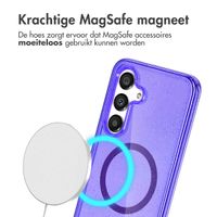 imoshion Sparkle Backcover met MagSafe Samsung Galaxy S25 - Glitter Paars