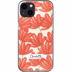 Hoesje met eigen foto en/of tekst Apple iPhone 13 - Bloemen