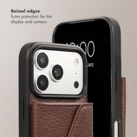 Selencia Sera Phone Case with Cord and Envelope Card Holder Apple iPhone 17 Pro Max - Chocolate Brown