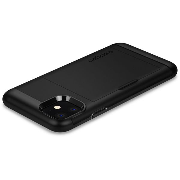 Spigen Slim Armor CS Backcover Apple iPhone 11 - Zwart