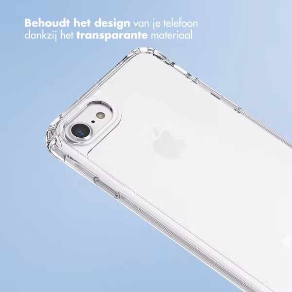 imoshion Backcover met koord + armband iPhone SE (2022 / 2020) / 8 / 7 - Parels