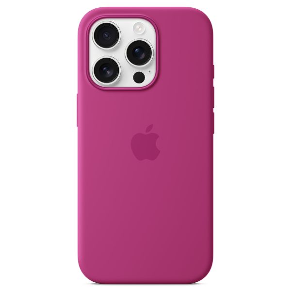 Apple Silicone Backcover MagSafe Apple iPhone 16 Pro - Fuchsia