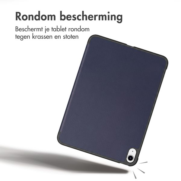 imoshion Trifold Bookcase Apple iPad Air 13 inch (2026) M4 / (2025) M3 / (2024) M2 - Donkerblauw
