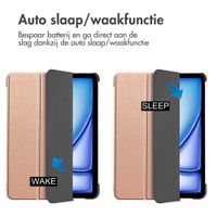 imoshion Trifold Bookcase Apple iPad Air 13 inch (2025) M3 / (2024) M2 - Rosé Goud