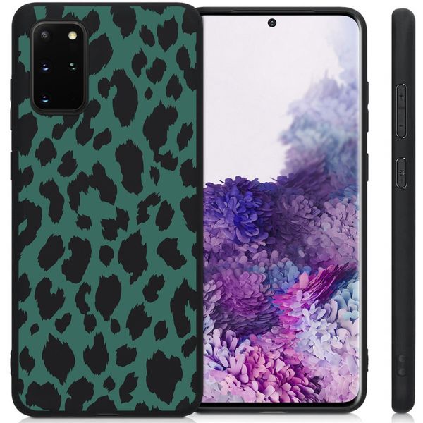 imoshion Design hoesje Galaxy S20 Plus - Luipaard - Groen / Zwart