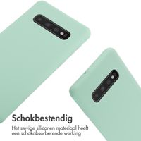 imoshion Siliconen hoesje met koord Samsung Galaxy S10 Plus - Mintgroen