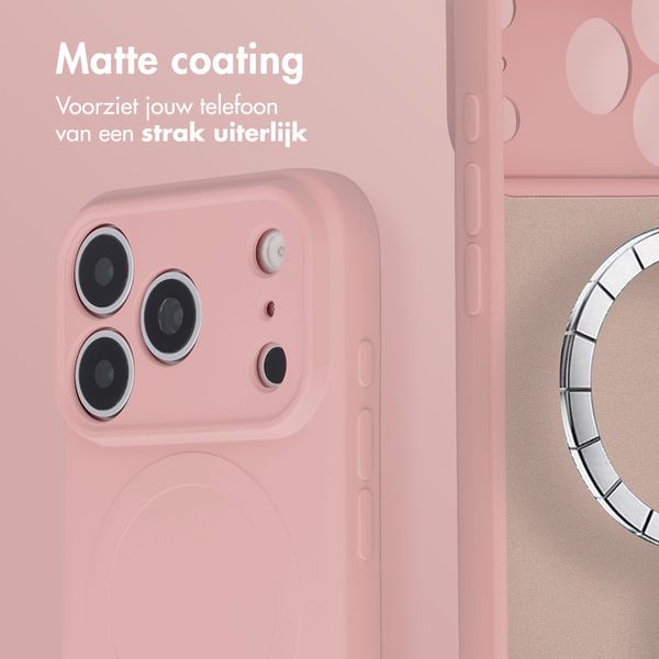 imoshion Color Backcover met MagSafe Apple iPhone 18 Pro / 17 Pro - Lichtroze