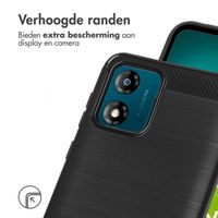 imoshion Brushed Backcover Motorola Moto E13 - Zwart