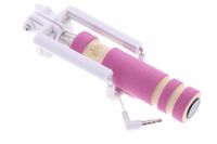 Roze universele mini selfie stick