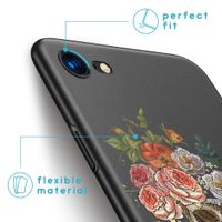 imoshion Design hoesje iPhone SE (2022 / 2020) / 8 / 7  - Doodshoofd - Multicolor