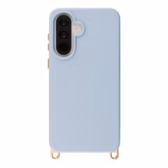 Selencia Rivièra MagSafe Backcover met afneembare haakjes Samsung Galaxy A36 / A56 - Powder Blue