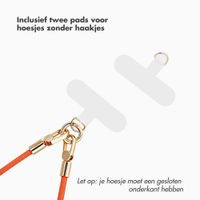 Selencia Universeel Polskoord met 2 haken - Burnt Sienna