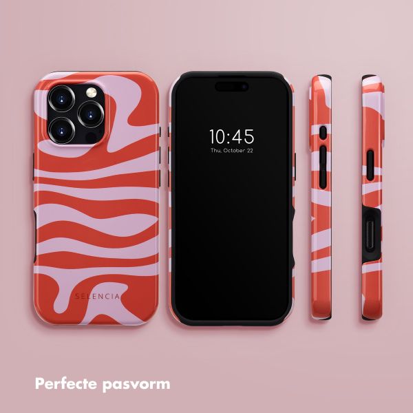 Selencia Vivid Tough Backcover met MagSafe iPhone 16 Pro - Dream Swirl Pink