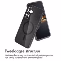 imoshion Sparkle Backcover met MagSafe Samsung Galaxy S24 - Glitter Zwart