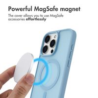 imoshion Colour Guard Back Cover with MagSafe Apple iPhone 15 Pro Max - Light blue