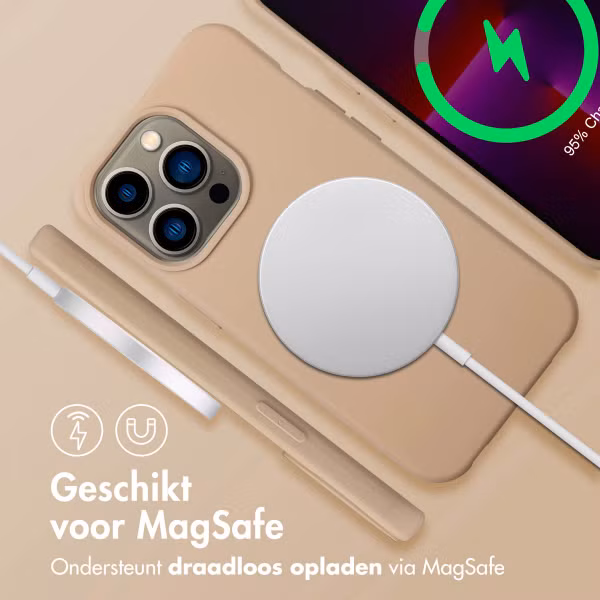 imoshion Color Backcover met afneembaar koord MagSafe Apple iPhone 13 Pro - Nude