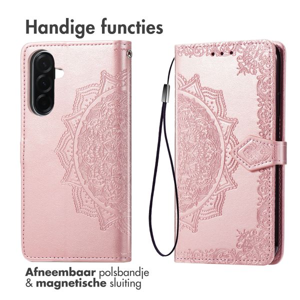 imoshion Mandala Bookcase Samsung Galaxy A37 (5G) - Rosé Goud