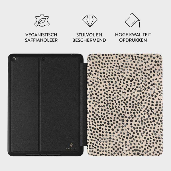 Burga Tablet Case Apple iPad 9 (2021) 10.2 inch / iPad 8 (2020) 10.2 inch / iPad 7 (2019) 10.2 inch - Almond Latte