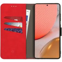 imoshion Uitneembare 2-in-1 Luxe Bookcase Samsung Galaxy A72 - Rood