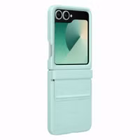 Samsung Originele KindSuit Vegan Leather Case Samsung Galaxy Z Flip 6 / Flip 7 FE - Mint