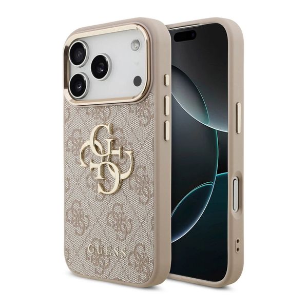 Guess 4G Metal Logo Backcover Apple iPhone 18 Pro Max / 17 Pro Max - Pink