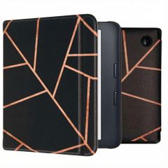 imoshion Design Slim Hard Case Sleepcover met stand Tolino Vision 5 - Black Graphic