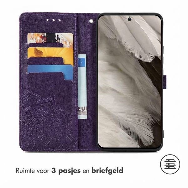 imoshion Mandala Bookcase Google Pixel 8 - Paars