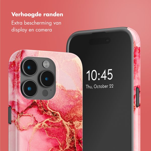 Selencia Vivid Backcover met MagSafe Apple iPhone 15 Pro - Rosy Marble