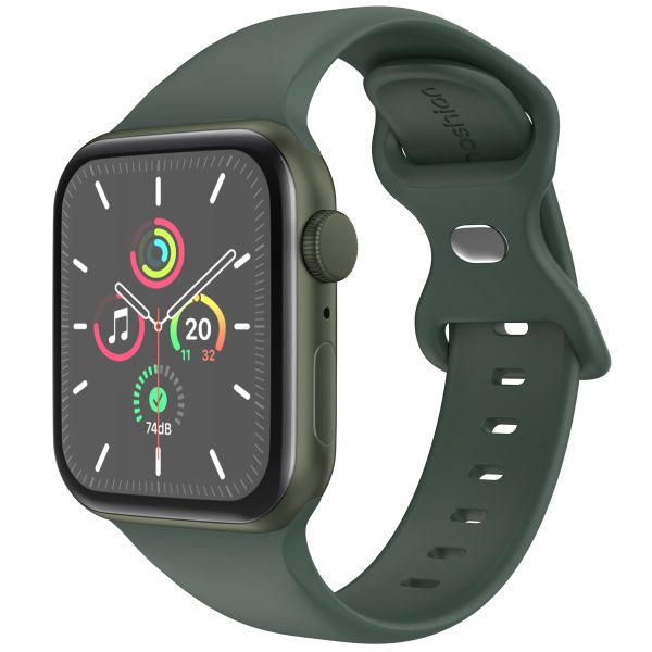 imoshion Siliconen⁺ bandje Apple Watch Series 1 t/m 11 / SE / Ultra (44/45/46/49 mm) - Maat M/L - Olive