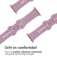 imoshion Siliconen⁺ bandje Apple Watch Series 1 t/m 9 / SE (38/40/41 mm) | Series 10 (42 mm) - Mauve - Maat S/M