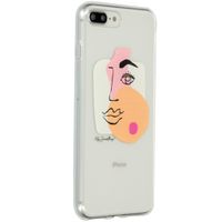 My Jewellery Design Backcover iPhone 8 Plus / 7 Plus - Face Transparent