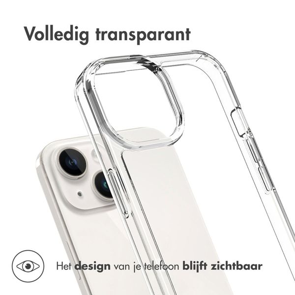 Accezz Xtreme Impact Backcover Apple iPhone 15 - Transparant
