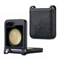 imoshion Mandala Bookcase Samsung Galaxy Z Flip 7 FE - Zwart