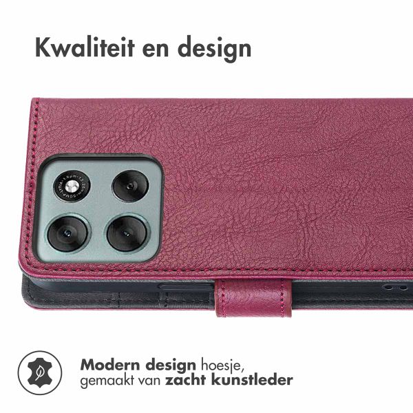 imoshion Luxe Bookcase Motorola Moto G56 - Bruin