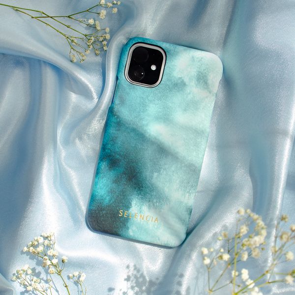 Selencia Maya Fashion Backcover Samsung Galaxy A71 - Air Blue